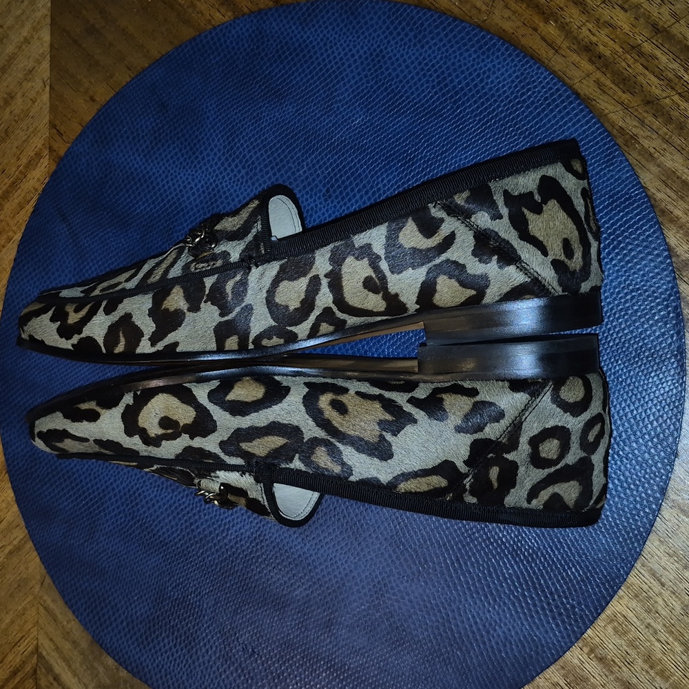 Sam Edelman Lorraine Calf Leather Loafers with Chain Detail sz. 8M (#1724) - Picture 10 of 16